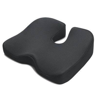 IKSTAR Chair Memory Foam Chair Black Pad, Подушка, Нескользящая спинка, Воздухопроницаемый,