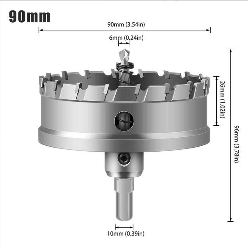Сверло с твердосплавным наконечником TCT, сверло-кольцевая пила, фреза для сверления металлических сплавов из нержавеющей стали