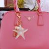 Chain Women Pendant Pearl Starfish Accessories Starfish Keychain Key Ring Shell Keychain Key Chains