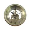 Металлические часы с механизмом 100 мм, инкрустированные хрусталем, с прозрачным циферблатом для домашнего интерьера, золотая/серебряная отделка
