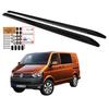 Интегрированные рейлинги на крышу Volkswagen Transporter T5 T6 Long L2 Черный