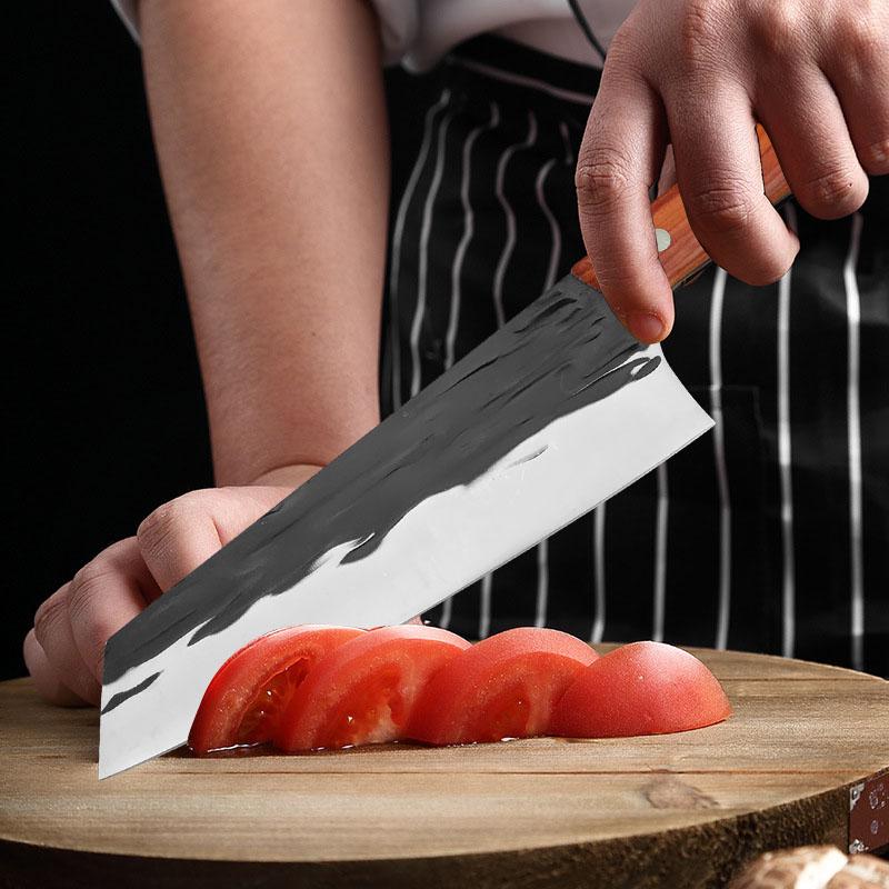 Профессиональный кухонный нож шеф-повара из нержавеющей стали, разделочный нож для мяса, топор для говядины, овощерезка, кухонные ножи
