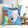 Zig And Sharko Marina Mermaid Pillow Case Cover Cushion Silver Gray Sofa Cushions Cushions 45 X 45 CM