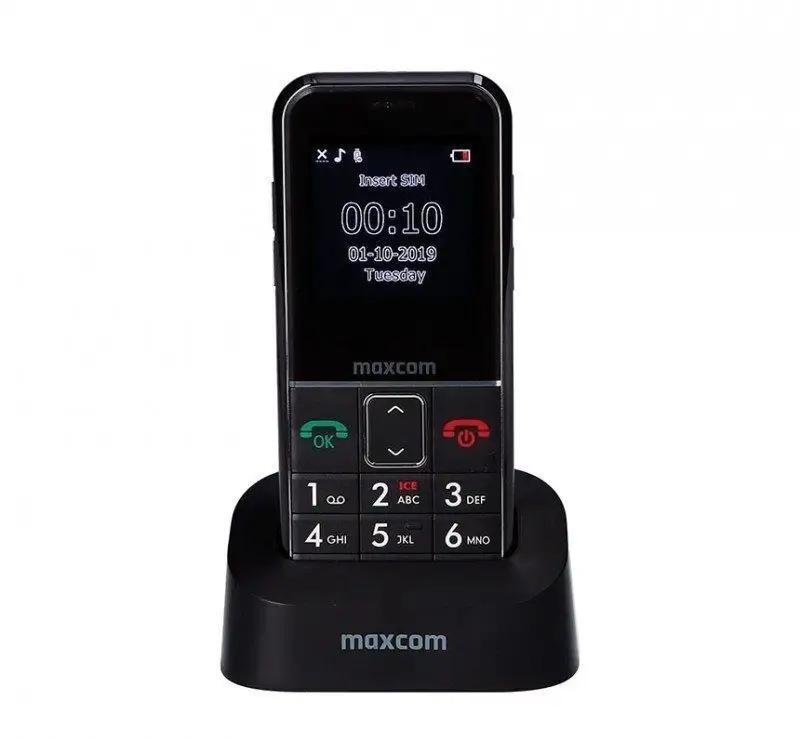 Maxcom Comfort Mm735 Black Telephone + Sos Armband 1 Pc