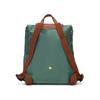 Longchamp Рюкзак Le Pliage, однотонный, на молнии, с тисненым логотипом, на кнопке, из холста, женский, цвет шалфейно-зеленый 1699089P84