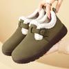Женские зимние хлопковые туфли, утепленные снегоходы, непродуваемые и теплые хлопковые ботинки, универсальные короткие ботинки, женские ботинки для улицы