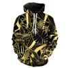 Vintage Luxury Floral Hoodies 3D Print Men Women Hip Hop Streetwear Hooded Sweatshirts Oversized Autumn Winter New Man Pullover