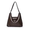 Retro soft leather backpack women's 2026 new versatile casual messenger bag large capacity class tote bag