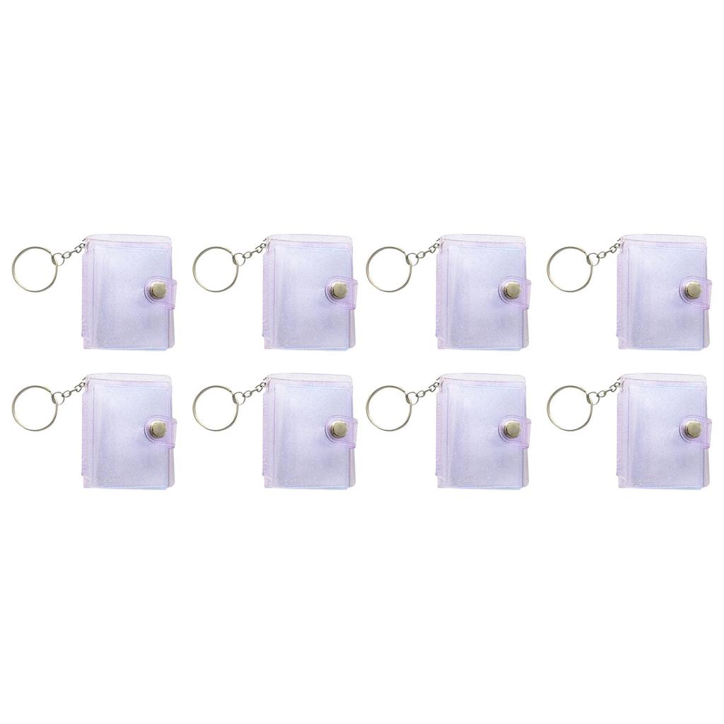Mini Small Photo Album Keychain Picture Storage Cover for Anniversary Memory