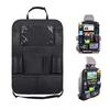 Multifunctional Car Back Seat Storage Bag with iPad Pocket and Anti-Kick Mat