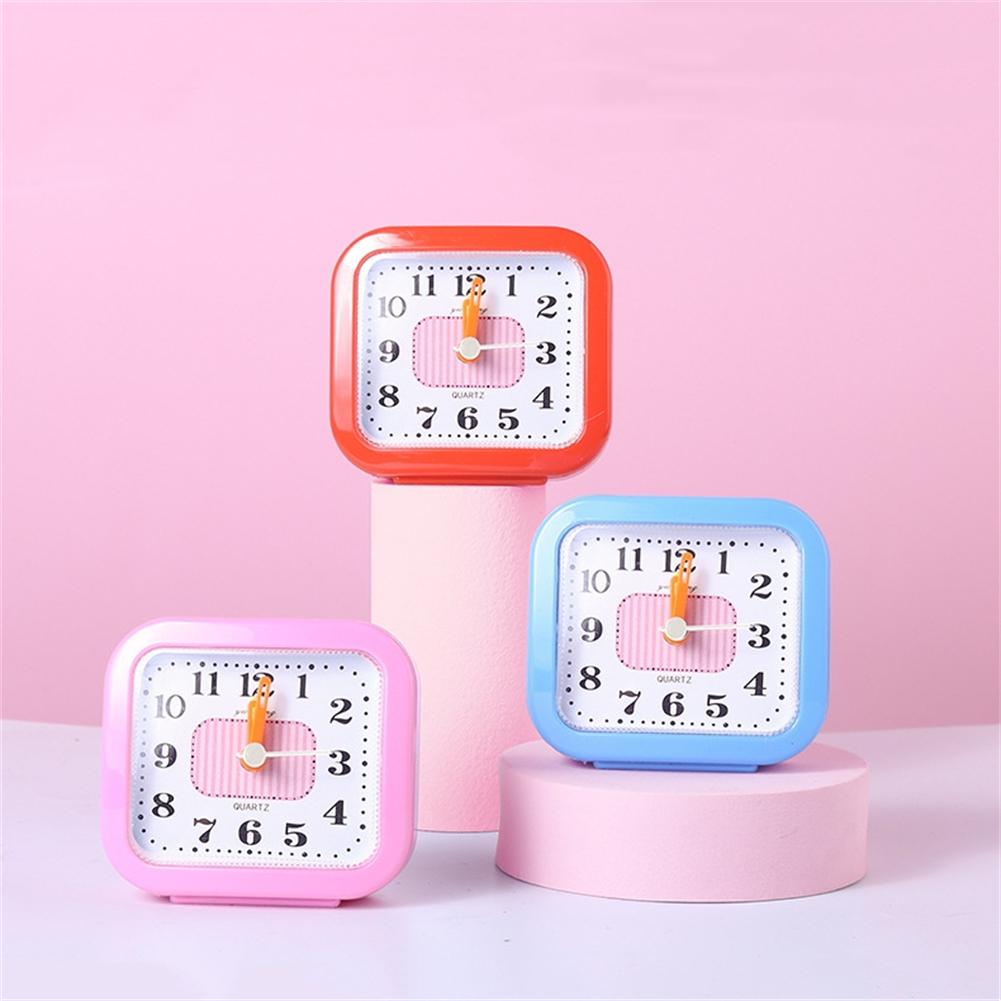 Компактный квадратный громкий будильник, элегантный дизайн, надежный звонок для пробуждения