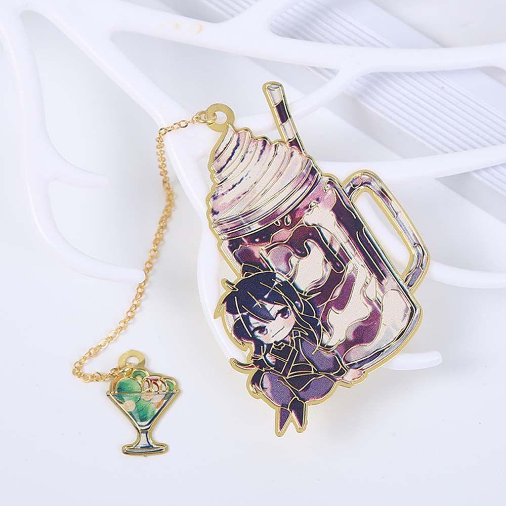 Student Gift Pendant Wei Wuxian Hollow Bookmark Pagination Mark Book Markers Mo Dao Zu Shi Bookmark