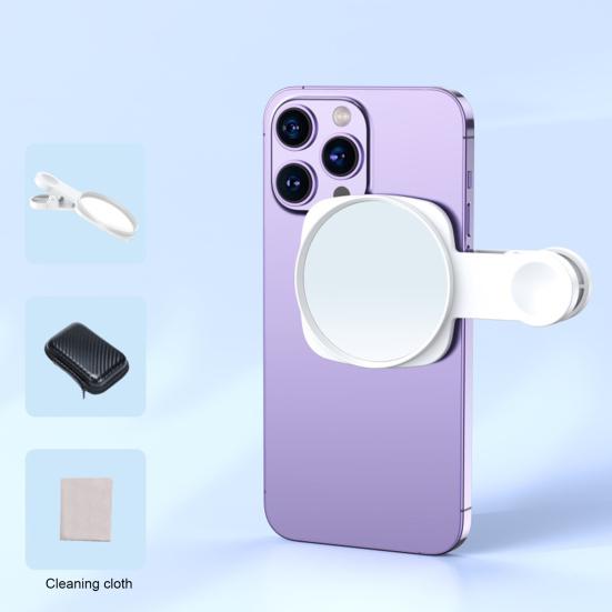 Мобильный телефон селфи портативное зеркало прозрачное регулируемое противоскользящее легкое зеркало для камеры смартфона отражение клипса