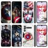 Steve Captain America Shield Phone Case For Samsung Note 10 Lite 20 Ultra M04 M13 M32 4G M52 M53 M54 M55 5G M11 M12 M21 M31 M51