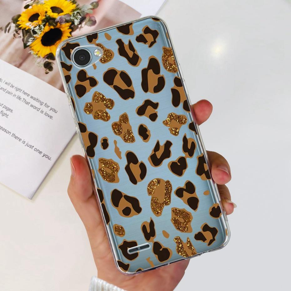 For LG Q6 Q6a Q6+ M700 X600K X600L X600S Cute Flower Cat Painted Phone Case For LG Q6 Plus Q 6 Alpha Soft Silicone TPU Cases