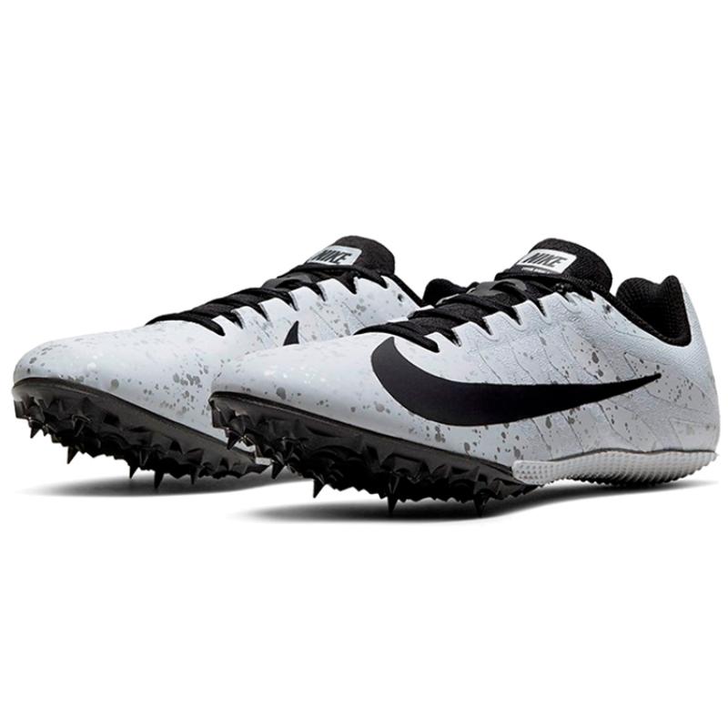 Nike Air Zoom Rival S 9 Spikes 'Pure Platinum Speckled' Sneakers Casual 907564-005