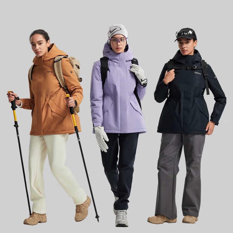 Женская демисезонная куртка NORTHLAND 2025 с ветрозащитной флисовой подкладкой