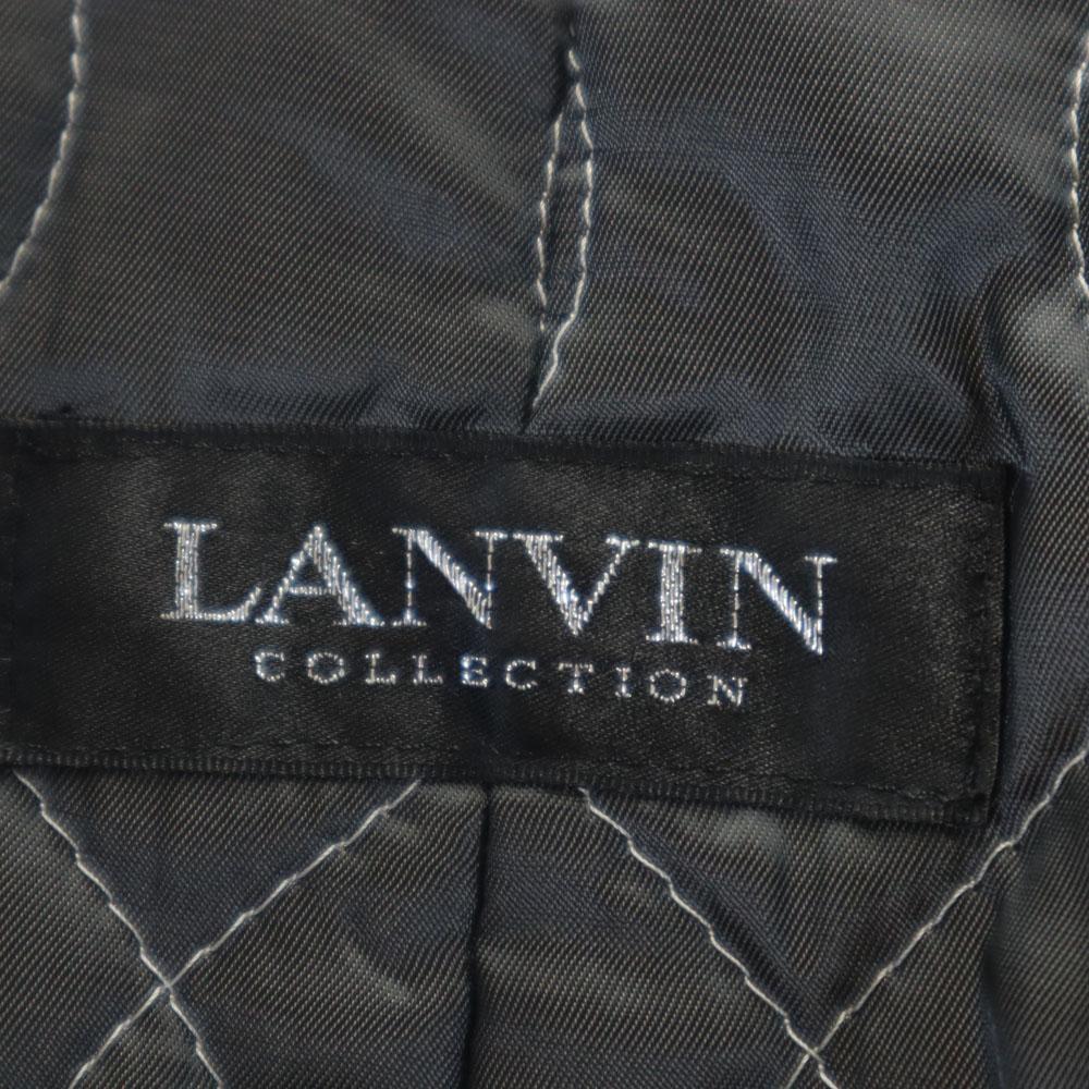 LANVIN LA COLLECTION сделано в Японии Пальто-воротник из нержавеющей стали Стеганая спина Мужское Б/у