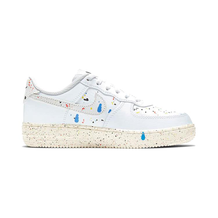 Nike Nike Air Force 1 LV8 3 Устойчивые к истиранию Низкие Скейтбордические Кроссовки Белый Дети Возраст 3-7 лет DJ2599-100