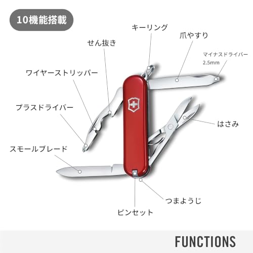 Victorinox Rambler Swiss Army Knife - Multi-functional Knife for Camping and Outdoor Activities - Includes Magnetic Phillips Screwdriver and Scissors