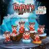 Qingqiu Nine-Tailed Fox Blind Box Figurine - Trendy New Year Gift & Desktop Decoration