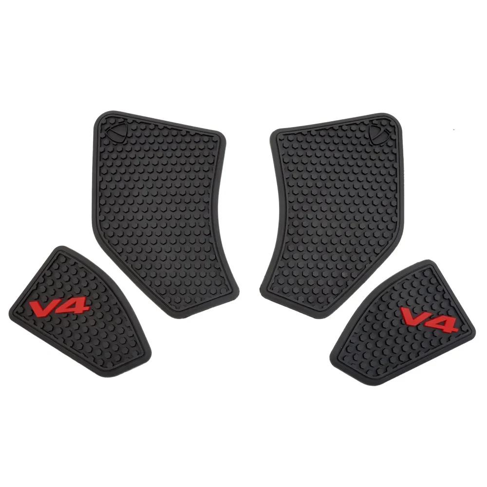 Для Ducati Fuel Tank Grip Pads Knee Traction V4 Panigale V4S Streetfighter V4 S 2025 2020 2019 2018 Противоскользящая наклейка на топливный бак
