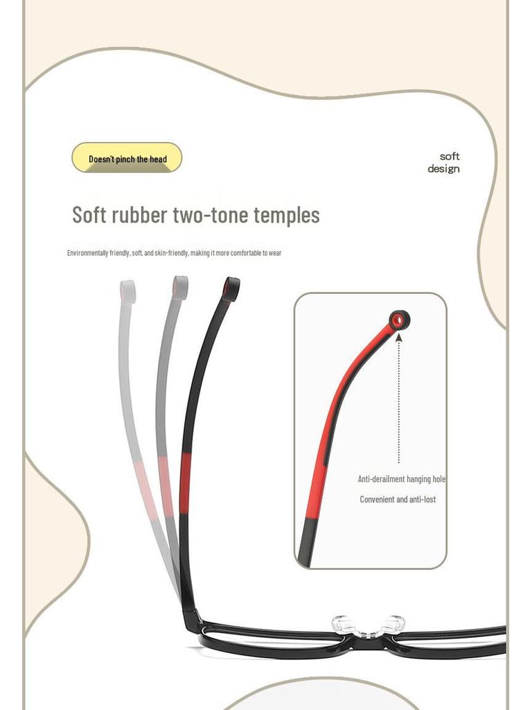 Детская оправа для очков по рецепту TR90 для мальчиков и девочек, защита от синего света, минималистичная, возраст 8-12 лет