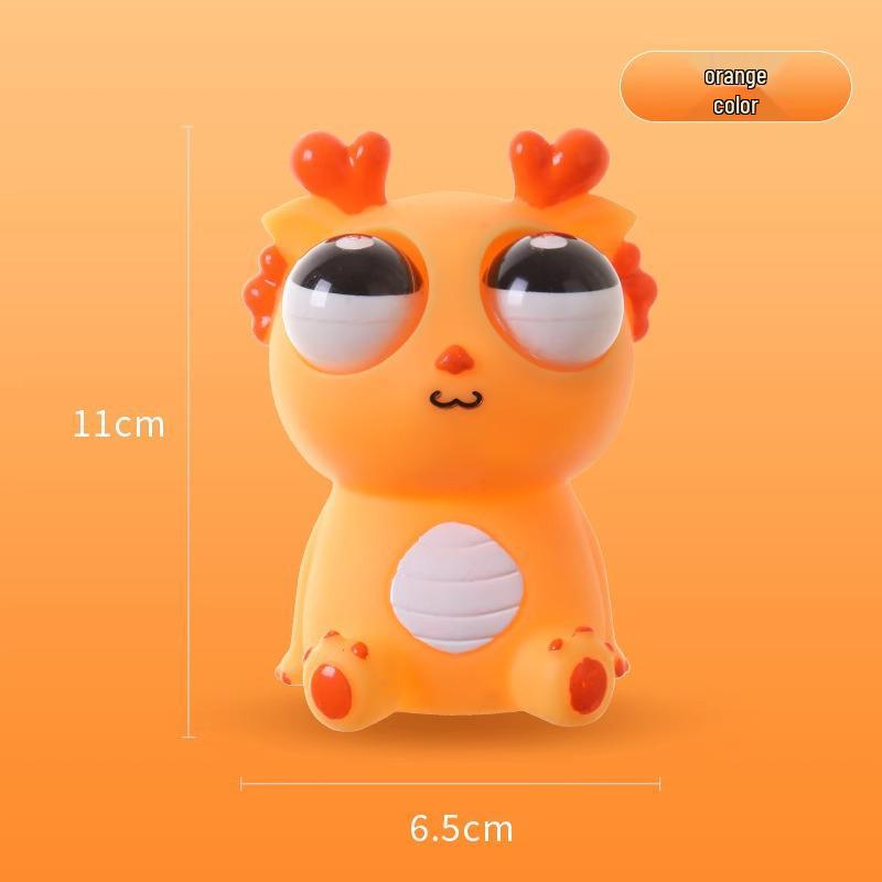Игрушка-антистресс Dao Le Ge Pop-Eye Dragon - Снятие стресса, сжимайте и щипайте для креативных детских розыгрышей