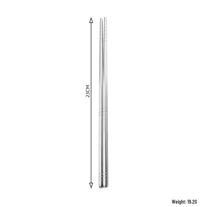 Набор из корейской ложки и вилки из нержавеющей стали 304 с палочками для еды - пищевая посуда для взрослых