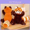 Red Panda Plush Toy Cute Sitting Posture Cartoon Childrens Birthday Doll Gift