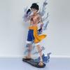 Аниме Фигурка One Piece Стоящая Фигурка Действия Луффи Фигурка Луффи ПВХ Коллекционная Модель Кукла Украшение Подарки на День Рождения
