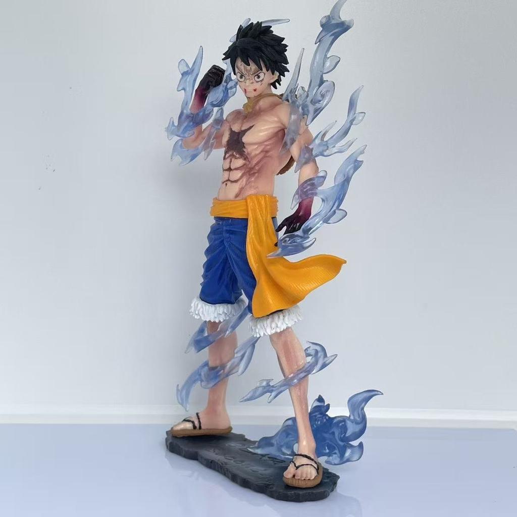 Аниме Фигурка One Piece Стоящая Фигурка Действия Луффи Фигурка Луффи ПВХ Коллекционная Модель Кукла Украшение Подарки на День Рождения
