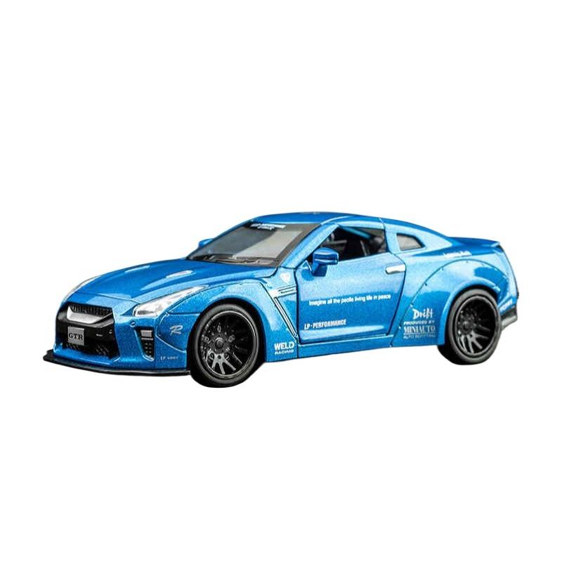 1/32 NISSAN GTR гоночный автомобиль литые модели и игрушечные транспортные средства игрушечные машинки бесплатная доставка детские игрушки для детей подарки мальчик игрушка