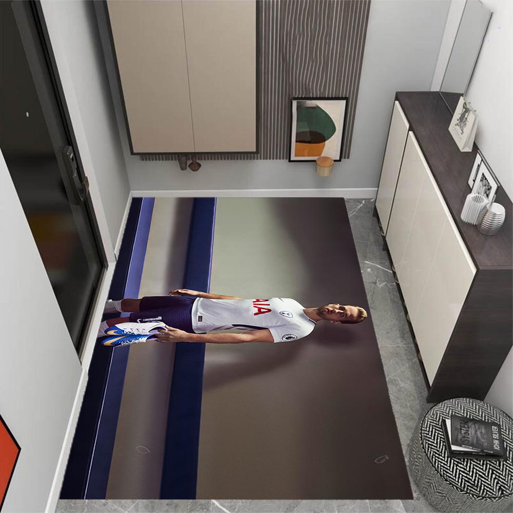 Tottenham Player Kit Floor Rug Office Rug Perfect for Kitchen Dining Room Entryway Hallway Antislip Carpet Decorate Offices Best for Christmas
