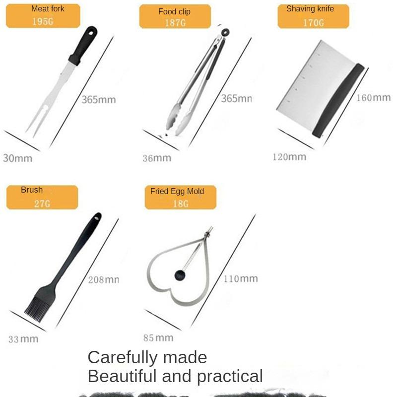 15 шт. Аксессуары для гриля для барбекю Инструменты для барбекю из нержавеющей стали Набор инструментов для гриля для кемпинга Набор принадлежностей для гриля Идеальные подарки для гриля для мужчин и женщин