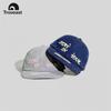 Unisex Embroidered Letter Baseball Cap Cotton Washed Retro Flat Brim Hat Winter Streetwear