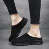2024 Summer Mesh Casual Shoes Breathable Half Loafers Fashion Outdoor Indoor Slippers Women Flats Comfortable Couple Sneakers