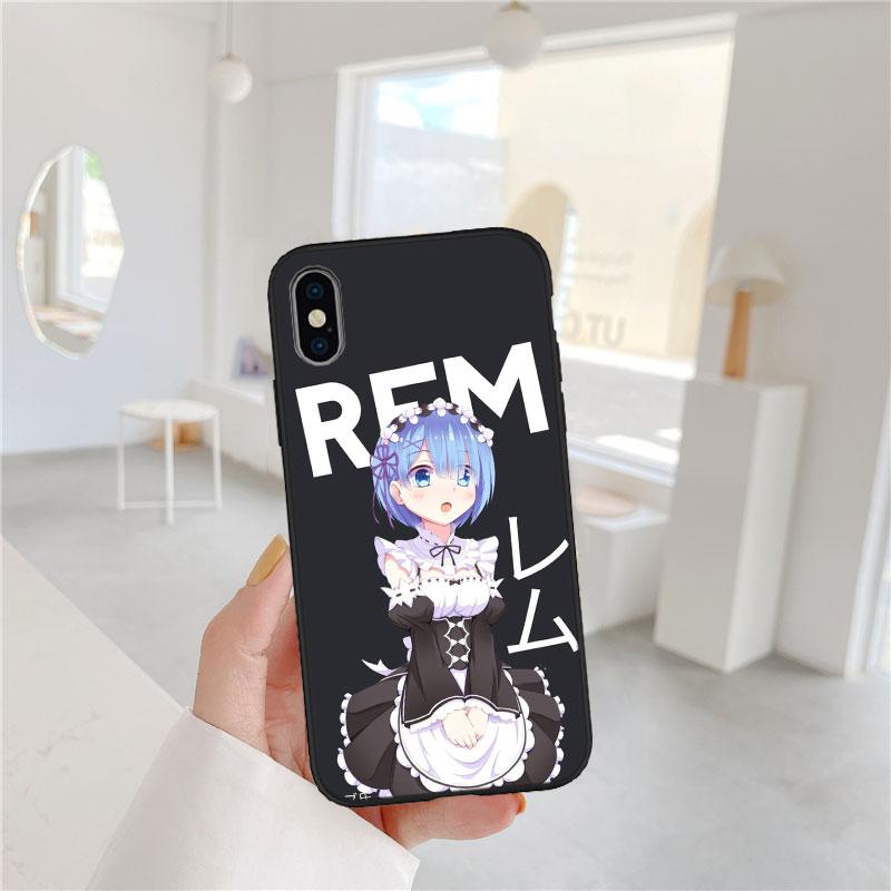 CJ48 Emilia Re Zero Ram Rem Soft Shell Phone Case for Redmi Note 8 9 Pro Max 9S 9T 9C NFC 8T 8A 10A A4