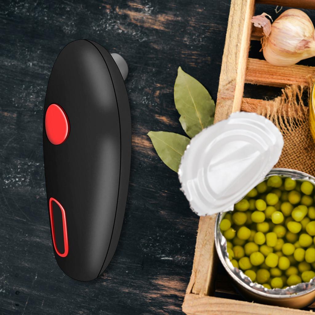 Electric Bottle Opener Automatic Mini Canning Knife Handheld Portable Reusable Battery Powered Kitchen Tools Lid Opening Gadgets