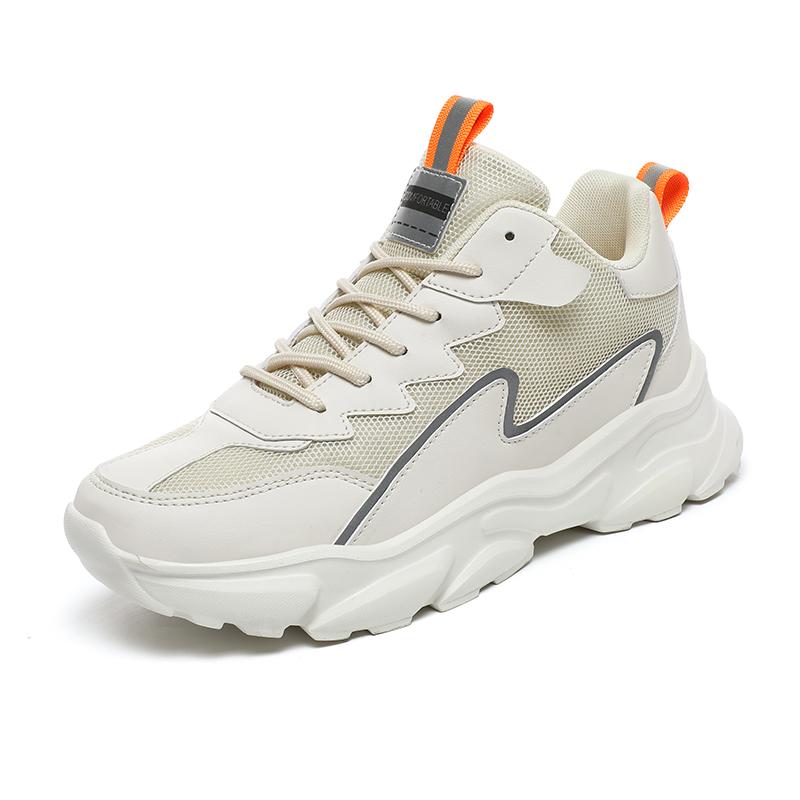 Модная мужская спортивная обувь для улицы, на шнуровке, низкая, из светоотражающего материала, кроссовки для бега, подходящие для бега трусцой, бега, спортивная обувь