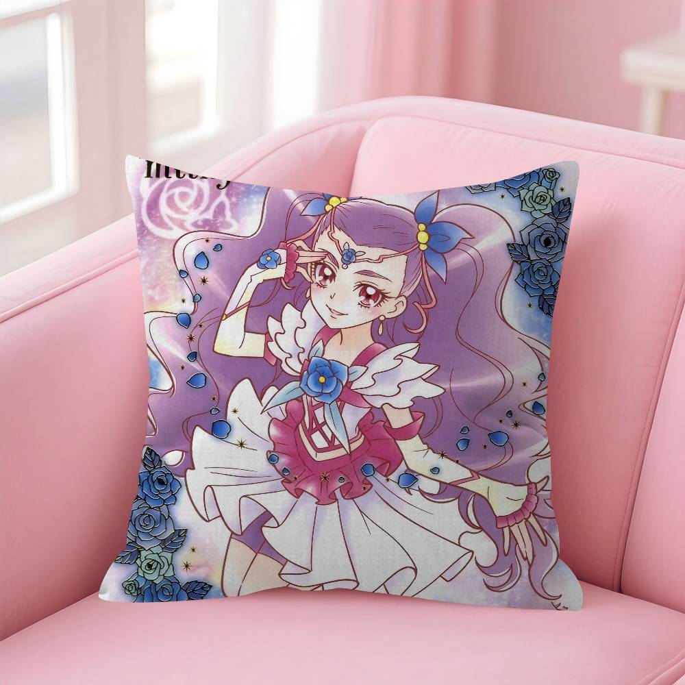Аниме Футари Ва Pretty Cure Наволочка Дюймы Фермерский Декор Домашняя Декоративная Подушка Для Дивана
