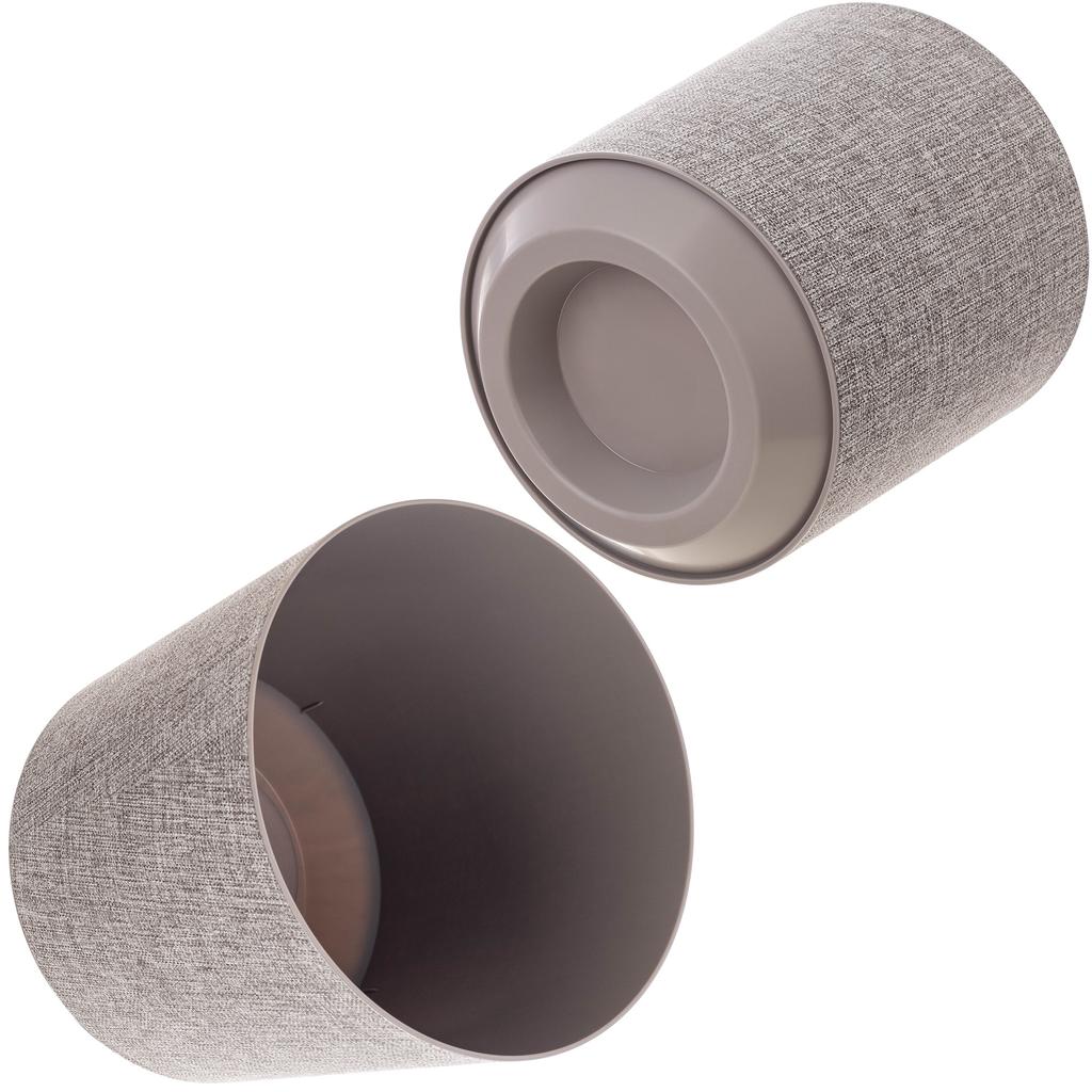 KADAX Doniczka Donica Na Kwiaty Osłonka Plastikowa Kwietnik 19cm Taupe