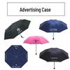 UV Protective Black Folding Sun Umbrella - Anti-Ultraviolet Women's Sunshade with Custom Logo