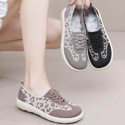 Женские кроссовки на шнуровке, легкие, нескользящие, повседневные, для ходьбы, удобные, кроссовки для бега для женщин, дышащие, сетчатые, для полета, теннисные туфли