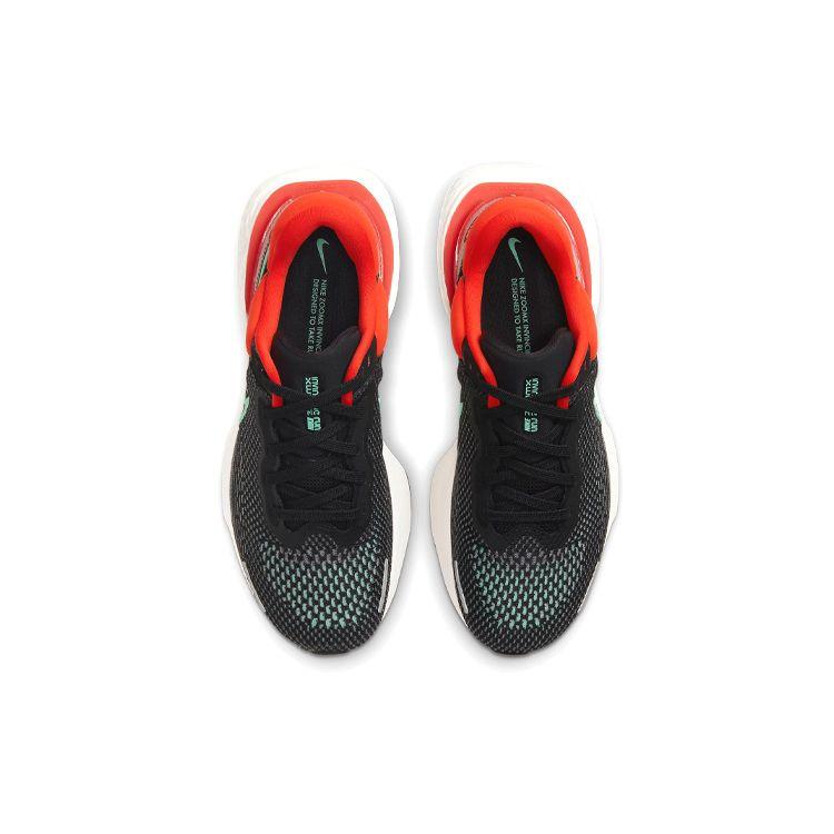 Nike ZoomX Invincible Run Flyknit Black Чили Красные мужские кроссовки Green-Glow CT2228-002