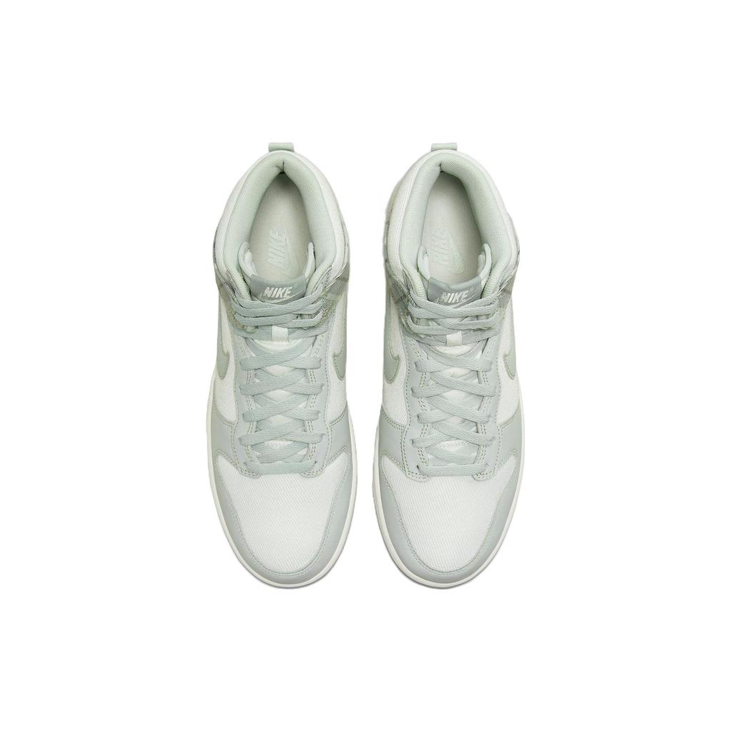 Nike Мужские кроссовки Dunk High SE Mint Plaid Green Summit-White Light-Silver DV0826-100