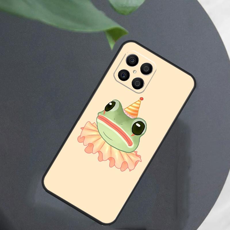 Милая мультяшная лягушка Чехол для Honor Magic 8 7 5 6 Pro Для Honor 200 400 Lite 50 70 90 X8c X8b X9a X9b X9c X9d Win