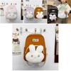 Trendy And Playful Bunny Backpack For Girls Bright Colors Lightweight And Comfortable