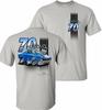 1970 Chevy Nova Light Gray Tooned Up 70 Ss 396 Unisex T-Shirt