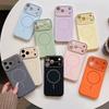 Магнитный чехол для iPhone 16 Pro со встроенной защитной пленкой для объектива, защитой от падений и поддержкой беспроводной зарядки